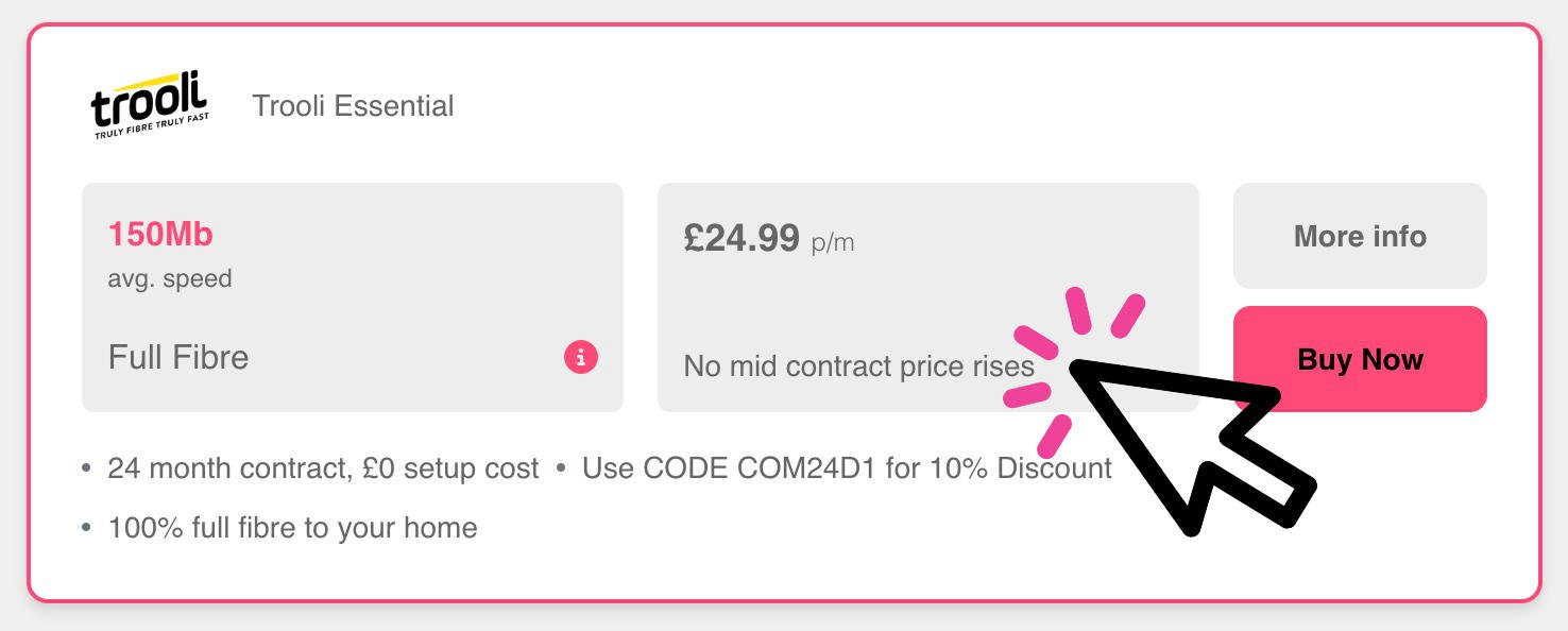 find cheaper broadband with no price increases.